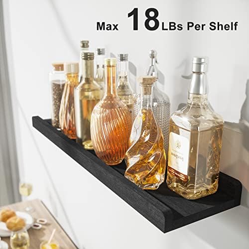 Love-KANKEI 24" Long Black Floating Shelves - Image 6