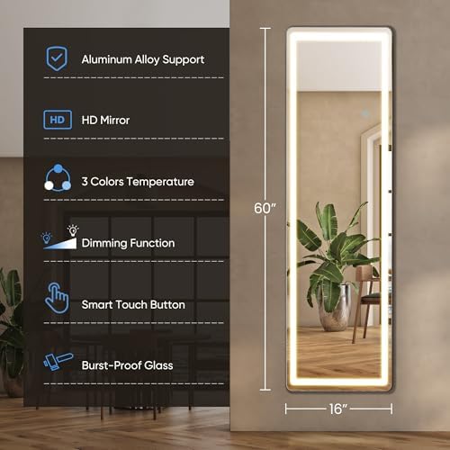 DUMOS Full Length Mirror Lighted - Image 2