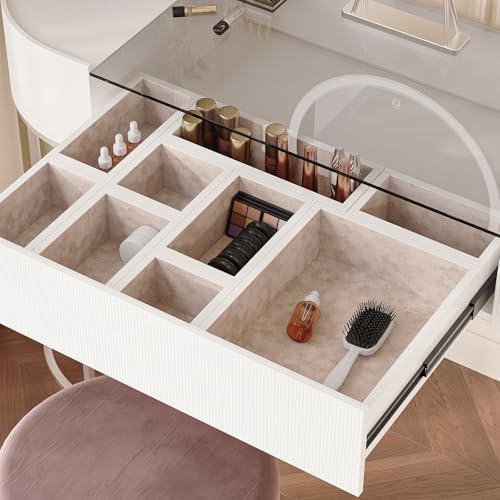 Champagne Felt Drawer Liner Velvet Wallpaper Peel and Stick Flocking Velvet - Image 4