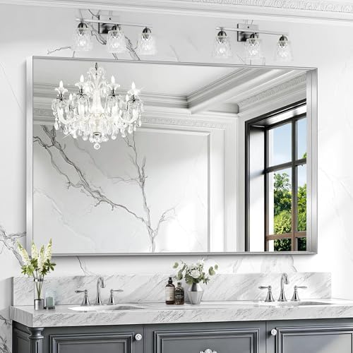CIRCUMI Silver Bathroom Mirror by CIRCUMIMirror