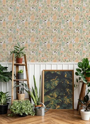 NuWallpaper x Printfresh Must Love Dogs Tan Peel and Stick Wallpaper, Removable - Image 3