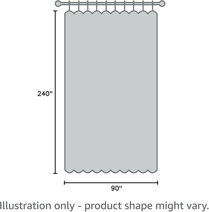 RYB HOME Extra Wide Curtains for Divider for Room Separation Soundproof - Image 8