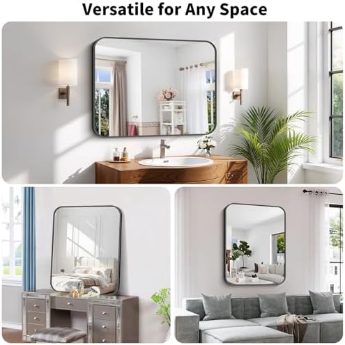Koonmi Bathroom Wall Mirror, 30x40 Inch Large Vanity Mirror - Image 6