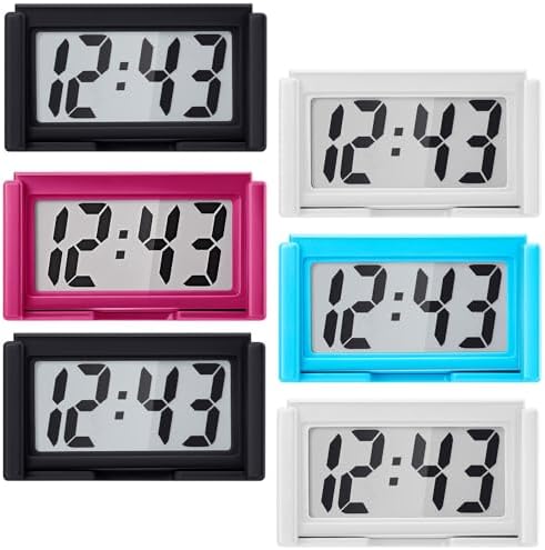 Frienda 6 Pieces Mini Small Digital Clock Stick On by Frienda