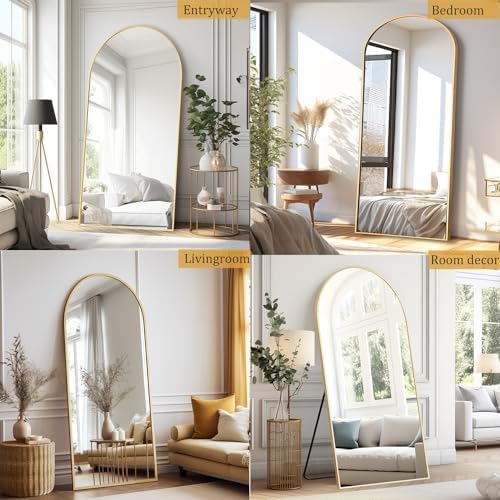 Dewfig Arched Full Length Mirror - Image 4