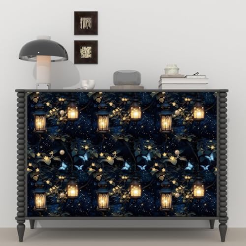 Laatse Dark Floral Black Forest Wallpaper Peel and Stick 17.5''x393'' - Image 3