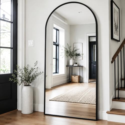 Floor Length Mirror, Wall Mounted Mirrors, Arched-Top Body Mirror by ZMYCZ