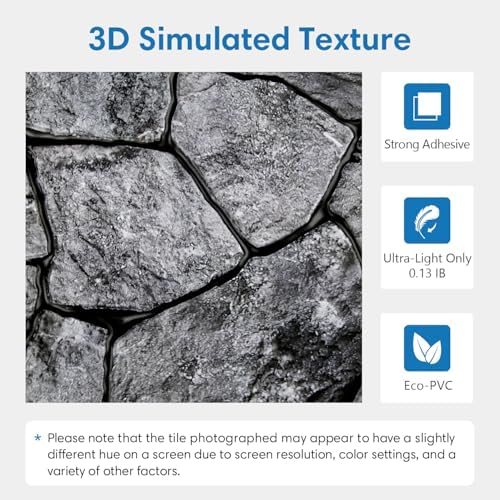 COMSTICKC 3D Peel and Stick Faux Stone Wall Panels - Image 3