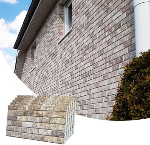 Dundee Deco 3D Wall Panels Faux Brick by DundeeDeco
