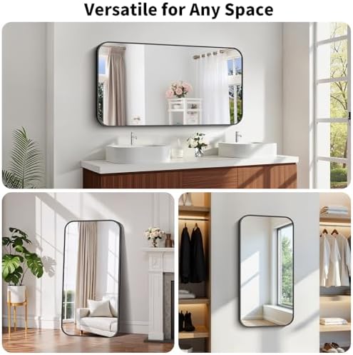 Koonmi Bathroom Wall Mirror, 24x48 Inch Large Vanity Mirror - Image 6