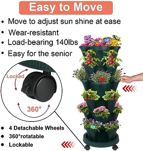 GameXcel Vertical Planter Tower - Image 6