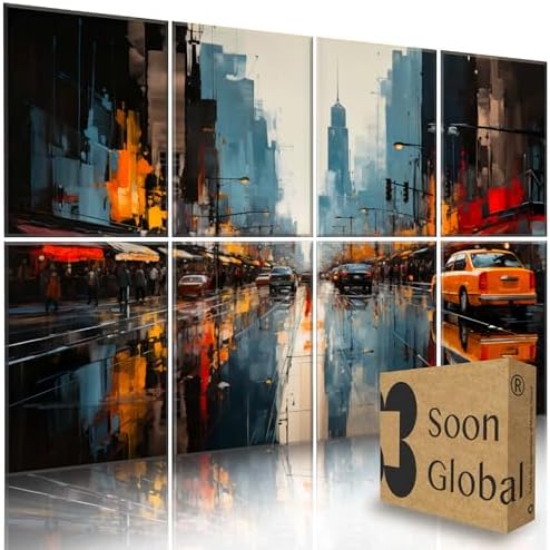 Soon Global Acoustic Wall Panels, Art Acoustic Panels, Urban Pulse by SoonGlobal