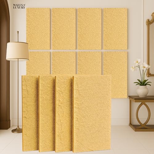 Walls of Luxury 3D Faux Stone Wall Panels, Waterproof PU Wall Paneling by Unknown