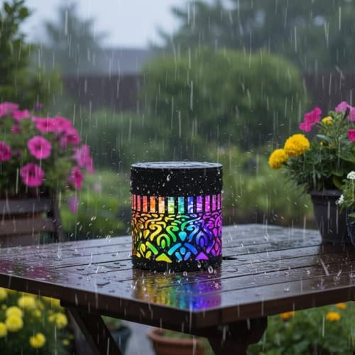Lscsdf Seven-Color Changing Solar Mandala Projection Wall Light Decorative - Image 6