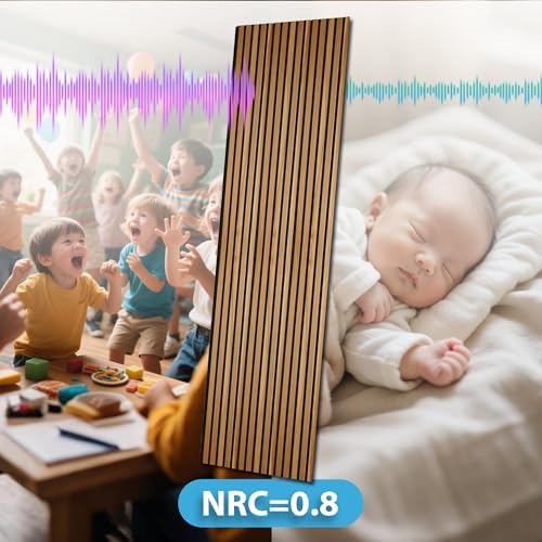 Art3d Acoustic Wood Slat Panels 94.5"x24" - Image 3