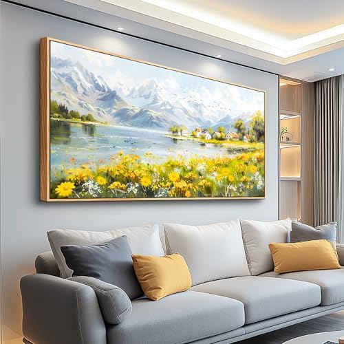 Large Framed Landscape Wall Art by XIGUANGART
