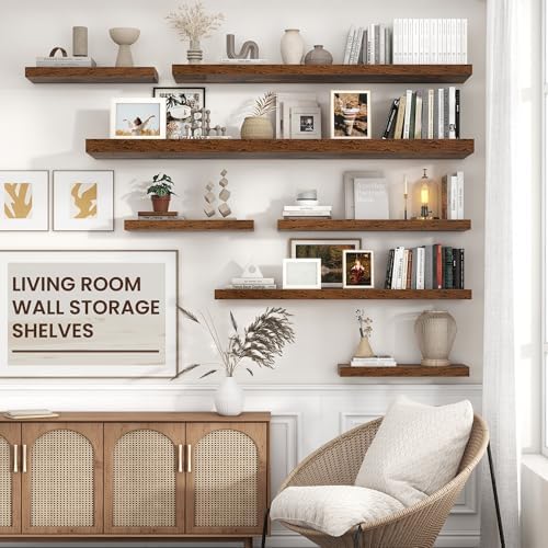 36" Wide x 8" Deep Floating Shelves - Image 3