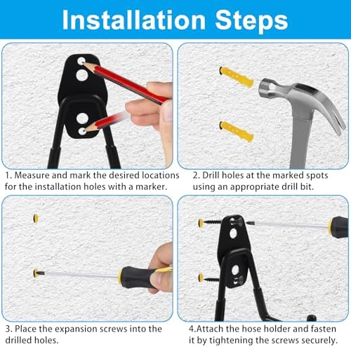 2 Pack Heavy Duty Garage Wall Hooks, Wall Mount Garage Storage Organizer - Image 4