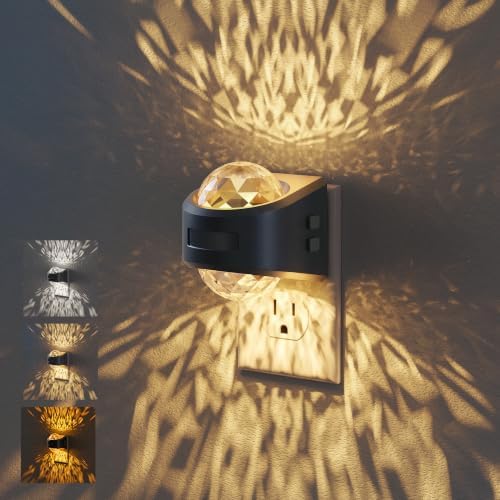 JandCase Motion Sensor Night Light, 3 Color Night Lights Plug into Wall by JandCase