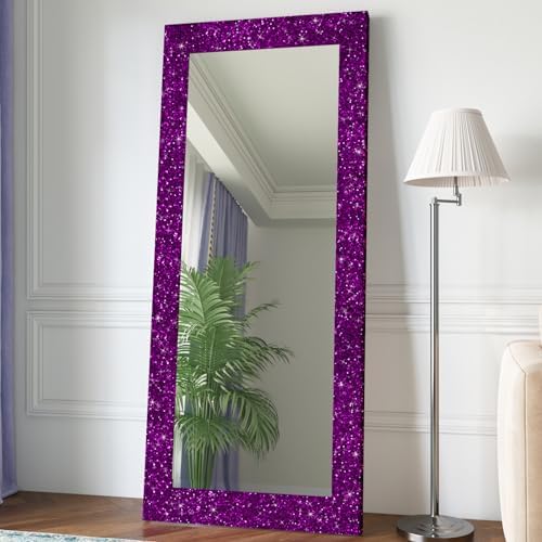 CRE8TIVE 8"x354" Purple Glitter Wallpaper Border Peel and Stick Wall Border - Image 6