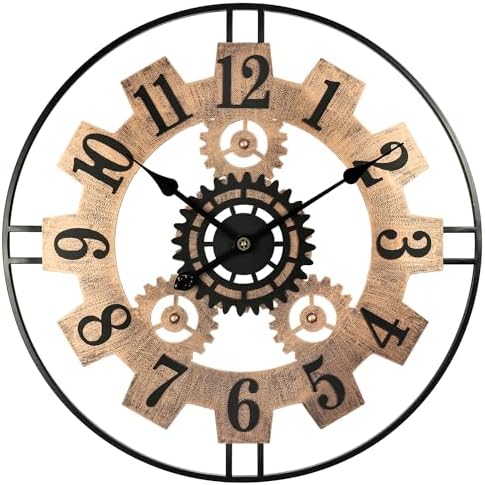 Large Wall Clock for Living Room by SCOAGE