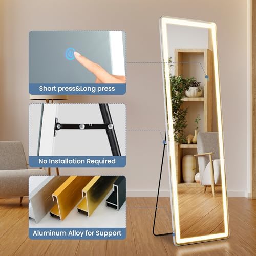 DUMOS Full Length Mirror Lighted - Image 5