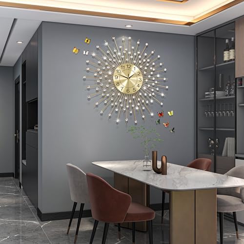 Extra Large Wall Clocks for Living Room Big Modern Clock Silent - Image 3
