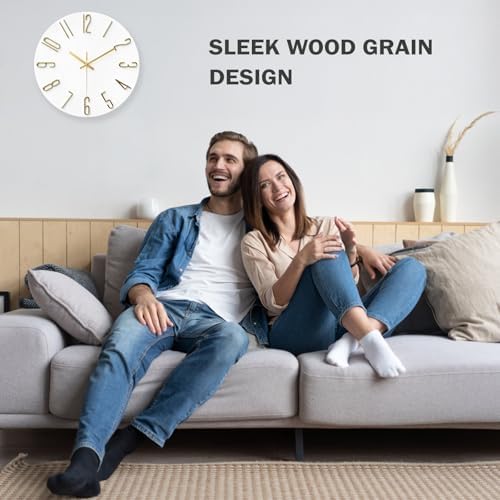 Wall Clock, Battery Operated, Modern Minimalist Design - Image 5