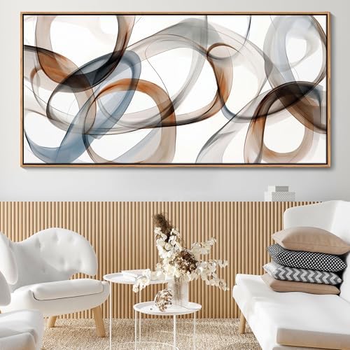 Large Wall Art - Framed Canvas Wall Art Abstract Wall Decor - Image 3