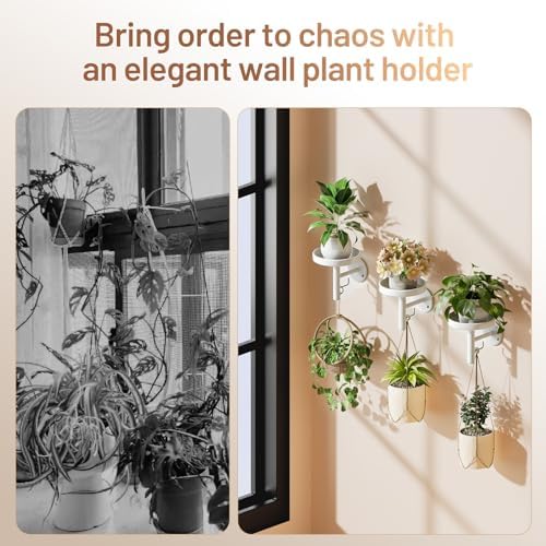 YUOROS 3 Pack Wall Planters for Indoor Plants - Image 4
