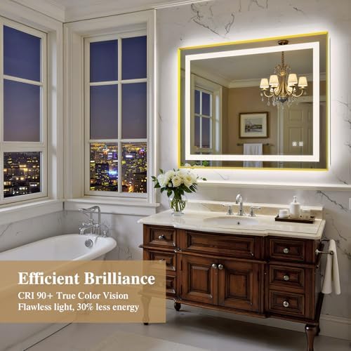 40X32 Inch LED Bathroom Mirror - Image 2