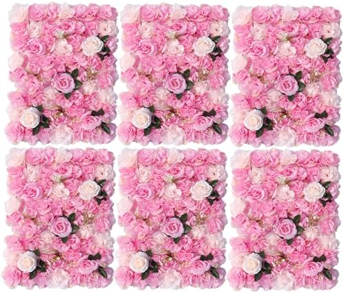 Flower Wall Backdrop 6 Panels 16×24 Inch by BloomTrend