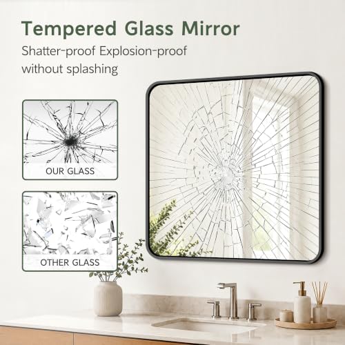 Bathroom Vanity Mirror, 30”x30” Wall Mirror - Image 6