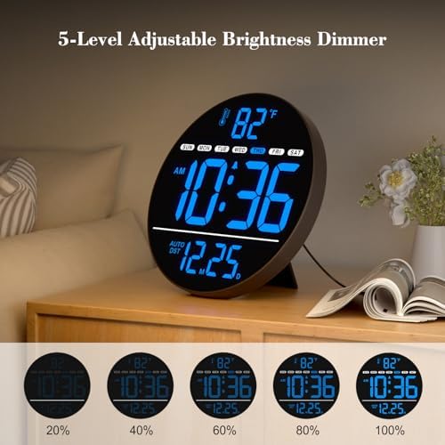 WallarGe Electric Large Digital Wall Clock - Image 3