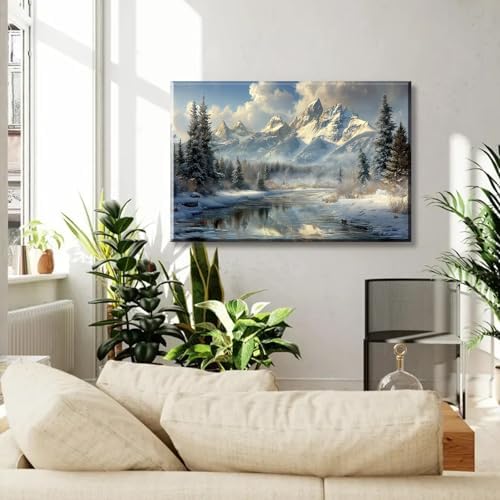 Serene Landscape Canvas Wall Art - Image 6