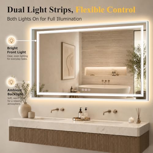 36"x60" LED Bathroom Mirror - Image 3