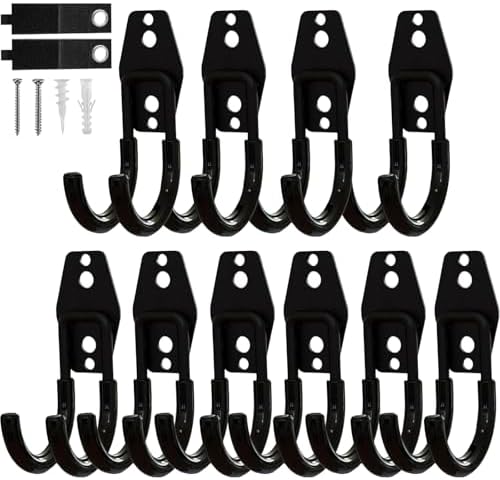 10 Pack Garage Hooks Heavy Duty by TEBGEAG