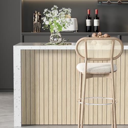 Arthome Peel and Stick Slat Wall Panels 15.7"x360", Self-Adhesive PVC Wood - Image 5
