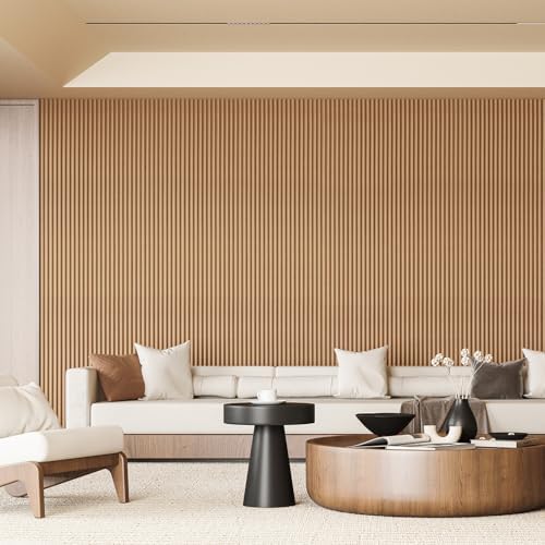 Art3d 108 x 5.7 Inch Fluted Wood Wall Paneling - Image 2