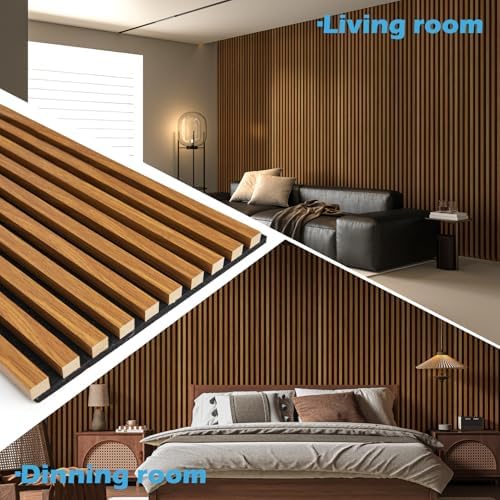 Art3d 48 x 24 Inch 3D Fluted Soundproof Wood Slat Wall Panel - Image 3
