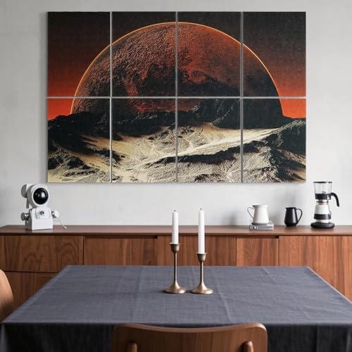 UMIACOUSTICS 8 Pcs 0.7Inch Thick Art Acoustic Panels, Total 47.2” x 31.5” - Image 2