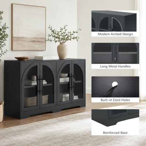 55" Sideboard Buffet Cabinet - Image 5