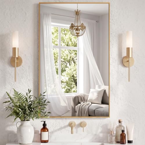 DUMOS 24"x40" Wall Mirror, Bathroom Mirrors by DumosLifestyle