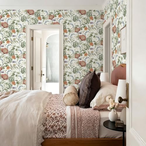 Livebor Vintage Floral Peel and Stick Wallpaper - Image 2