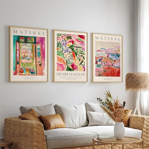 Baccone Henri Matisse Wall Art Prints Set of 3 Matisse Wall Decor Aesthetic - Image 5