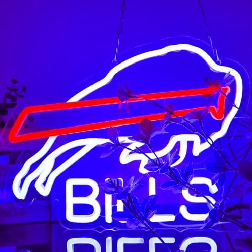 Buffalo Football Neon Signs for Wall Decor Neon Lights for Business Led Signs by JFLLamp