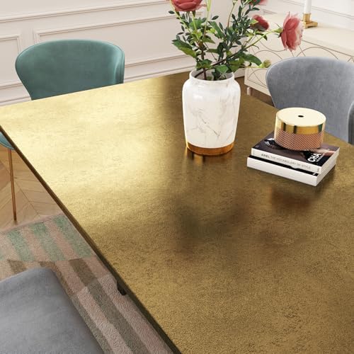 15.7x317" Gold Peel and Stick Wallpaper Vintage Kitchen Wallpaper Waterproof - Image 4