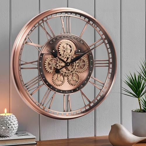 CLXEAST 28" Moving Gear Wall Clock - Image 4