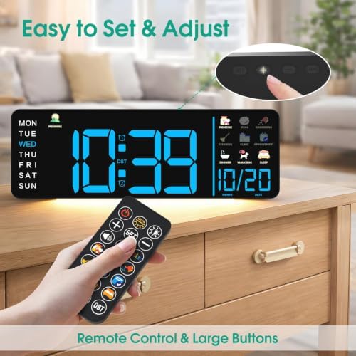 Hoifen 16" Large Digital Wall Clock - Image 7
