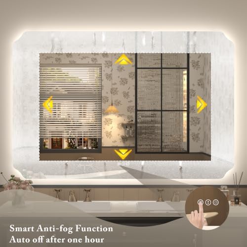 Backlit LED Lighted Bathroom Mirror - Image 4